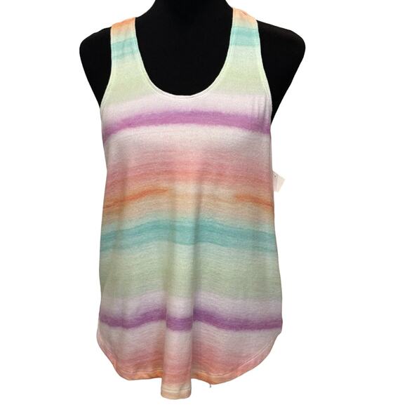 P.J. Salvage Tops - New ~ PJ SALVAGE ~ Stardust Ombre Racerback Tank Top M
